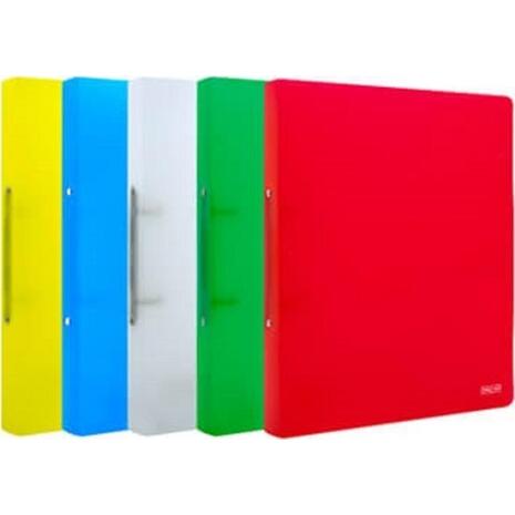 Κλασέρ γραφείου Metron πλαστικό Α4 με 2 κρίκους ράχη 2cm σε διάφορα χρώματα (Διάφορα χρώματα)